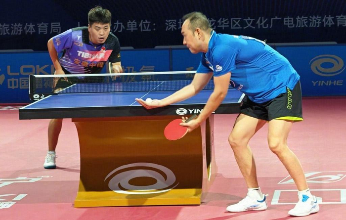 郝帅又回来了!单局打出悬殊11-0,看不出41岁,比王皓陈玘自律|男双|国乒|汪佳男|田志希|刘诗雯_新浪新闻