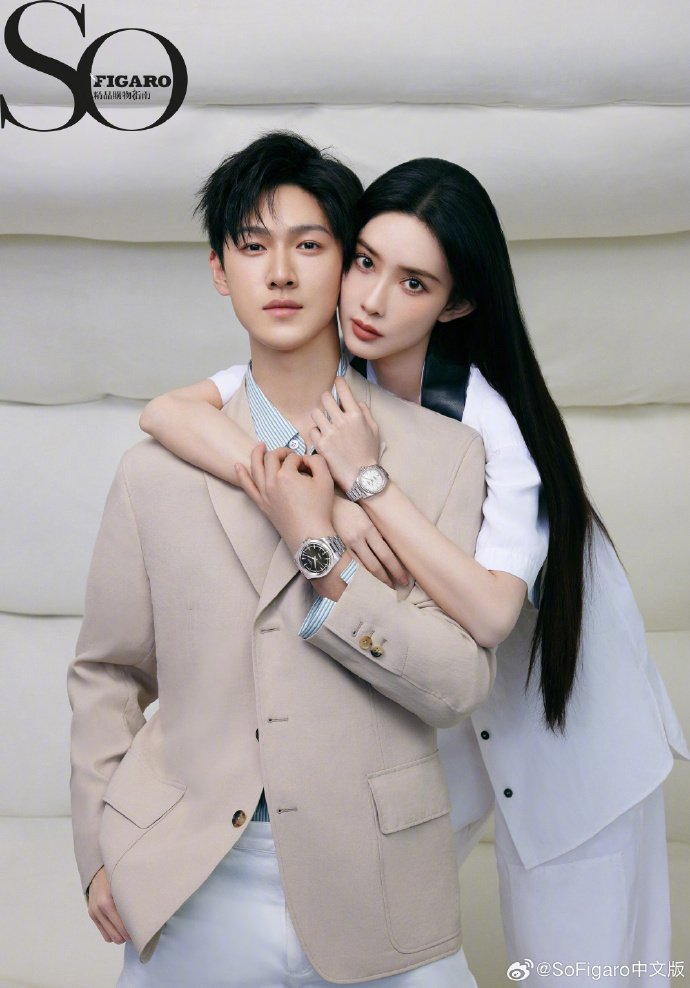 近日杂志双人封面大片,哪组俊男靓女的cp感强 ~ 676767 孟子义&