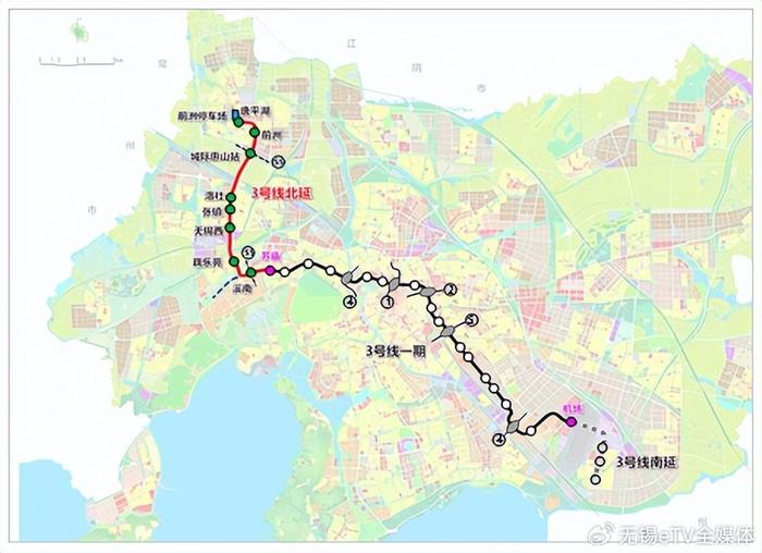 3号地铁延长线规划图图片