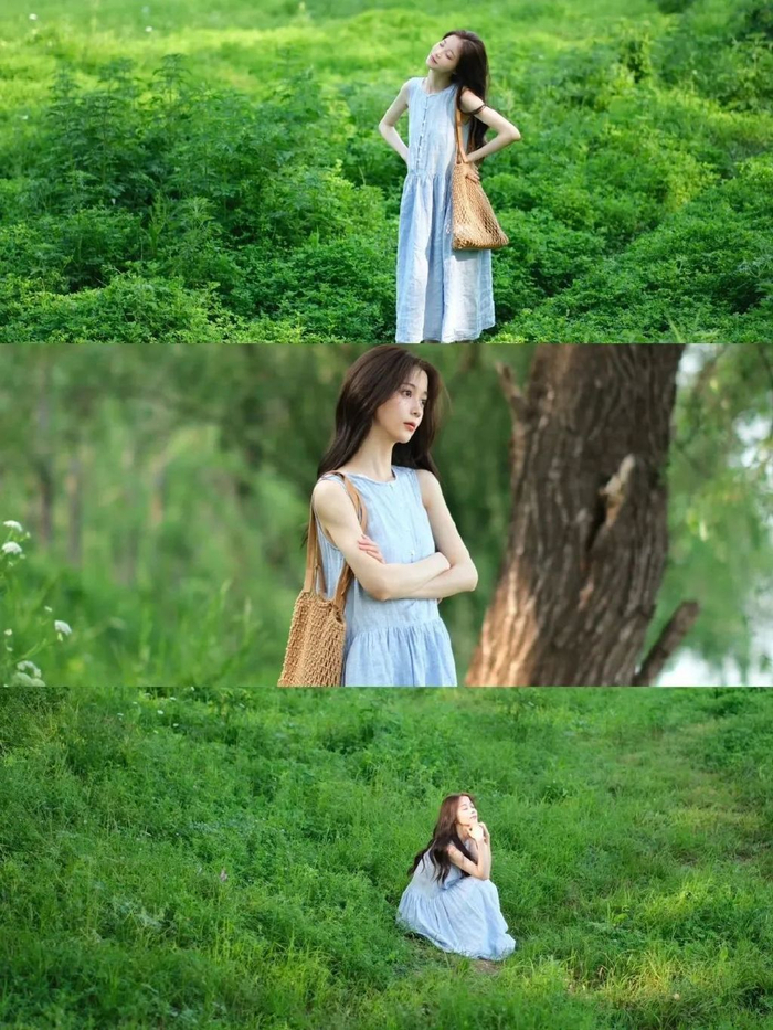 夏天拍人像美照,多尝试这样拍,拍照自然苗条很好看