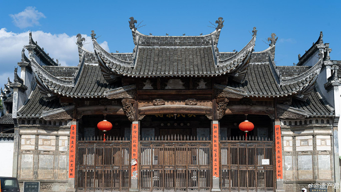 安徽北岸吴氏宗祠徽州清代祠堂的代表之作