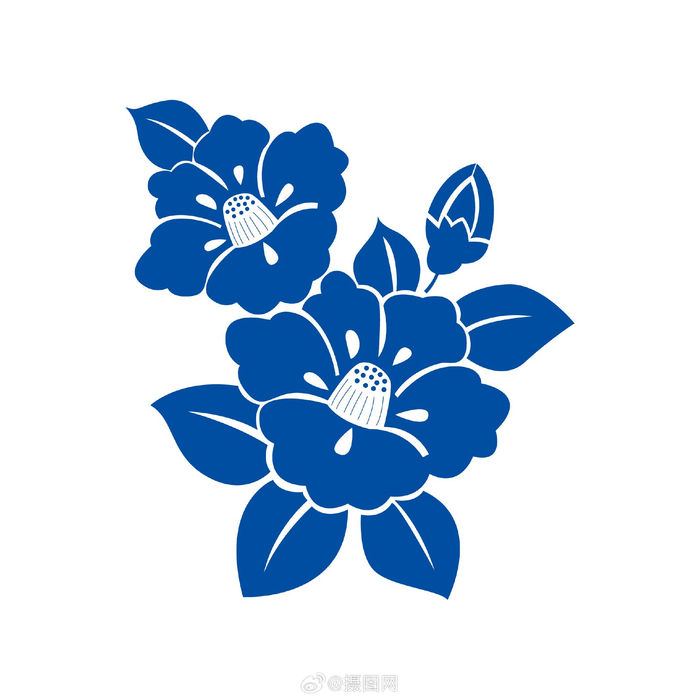 免抠素材|青花瓷中国风纹样图案设计 版权设计 by 摄图网