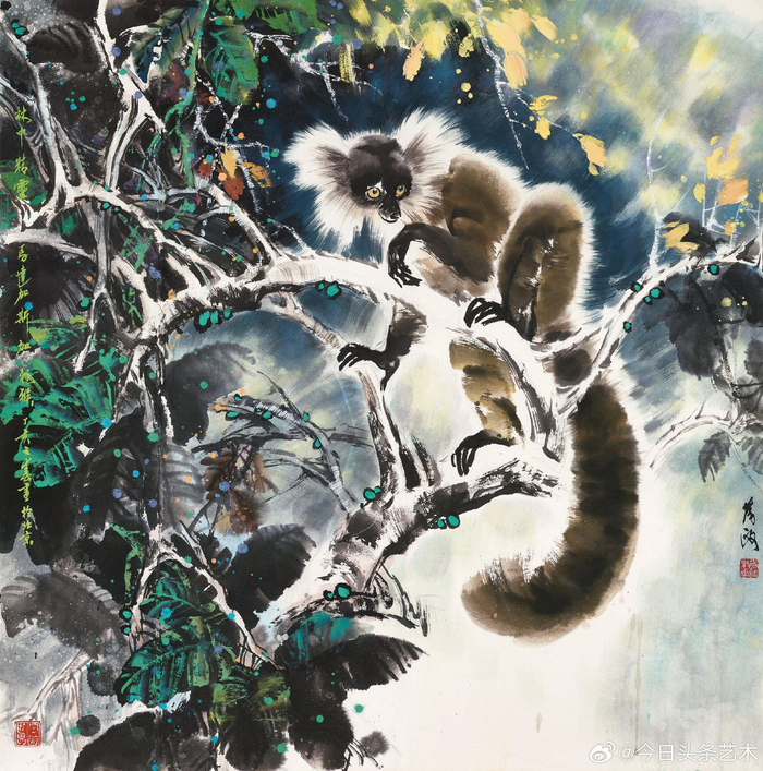画家王为政笔下的动物画