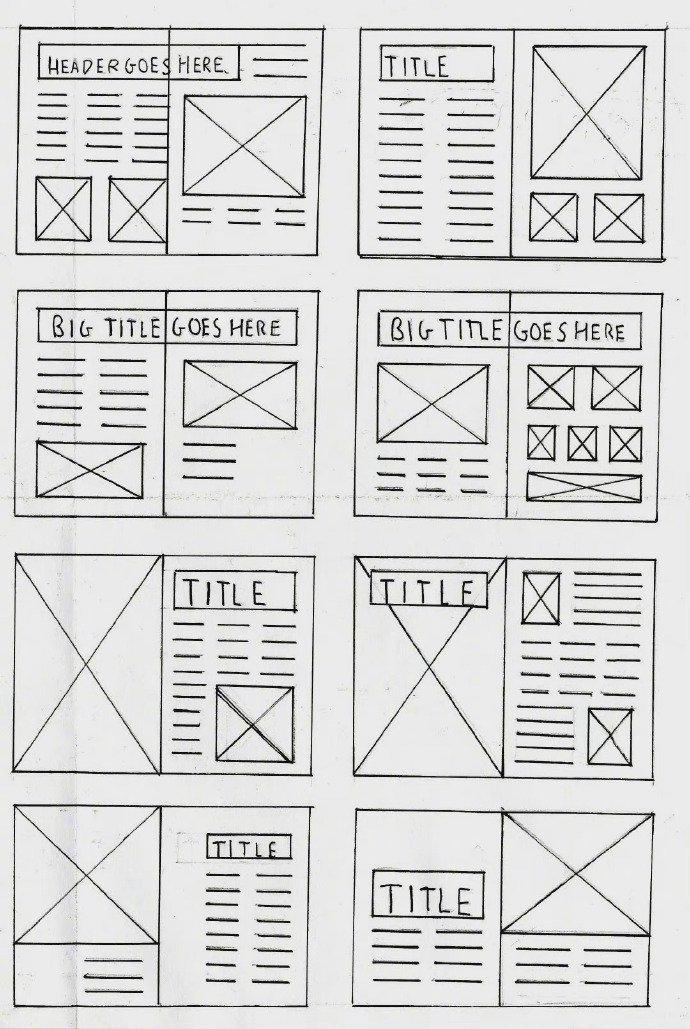一些不同形式图文排版布局参考