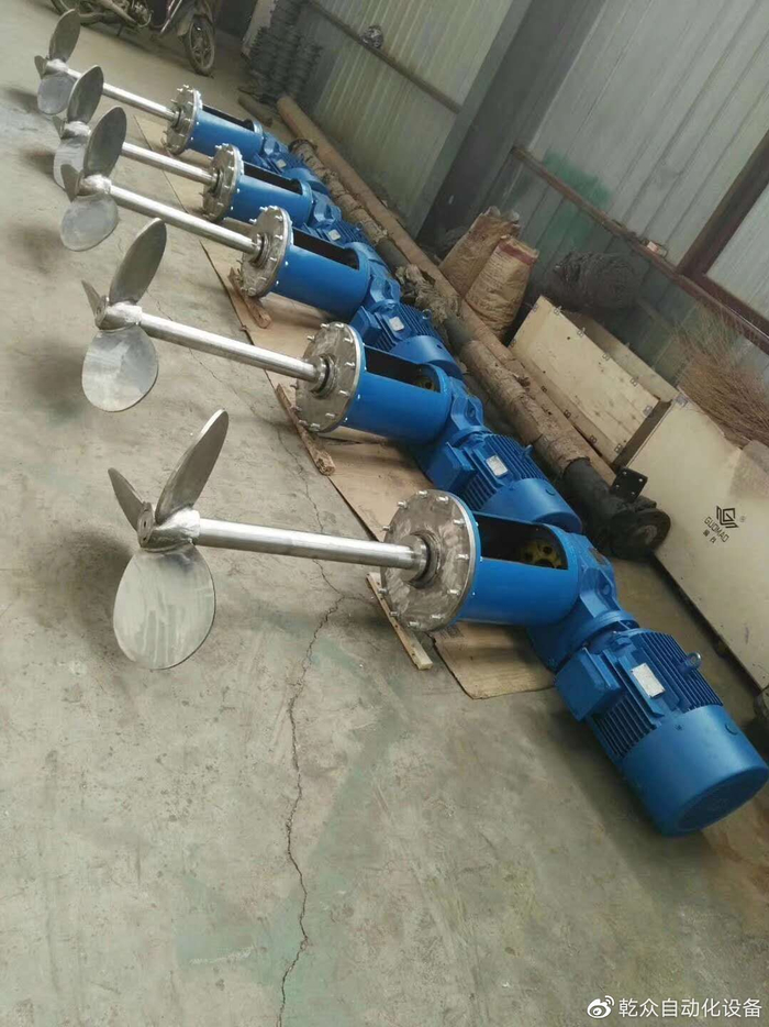 侧入式搅拌器设备(脱硫用搅拌设备)工作原理