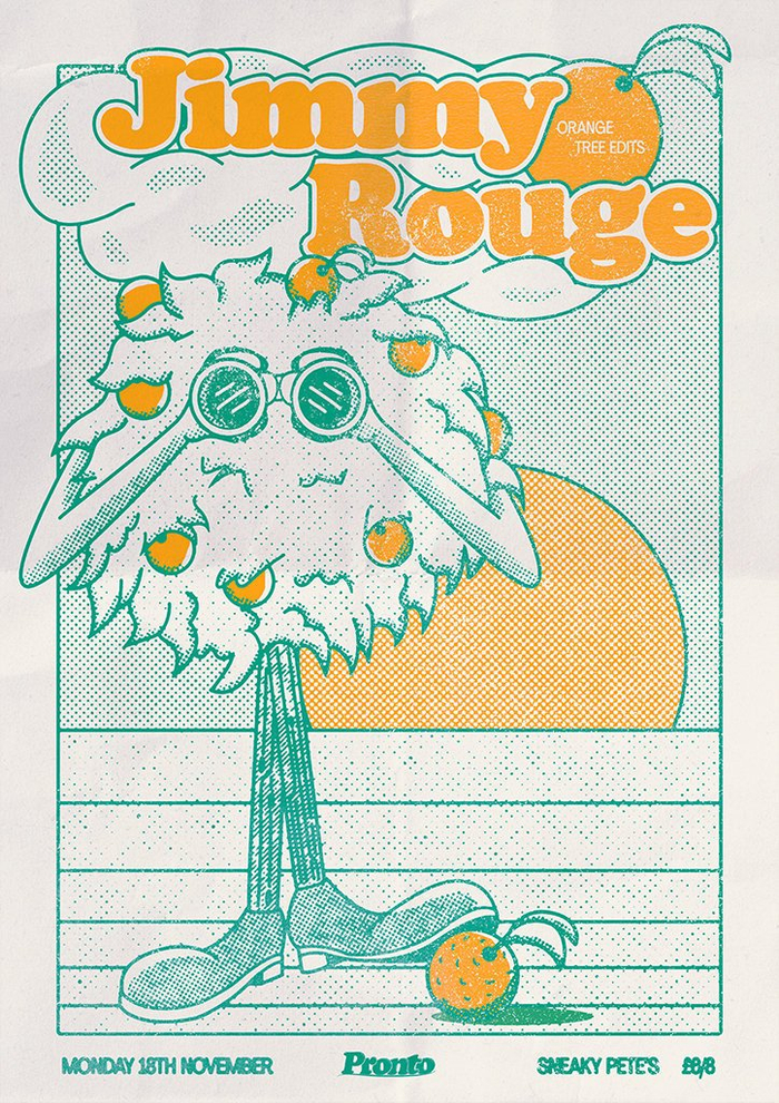 设计师 james lacey 的复古卡通海报