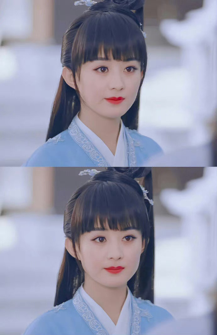 赵丽颖剧中的一些齐刘海造型,颖宝好适合齐刘海啊|赵丽颖_新浪新闻