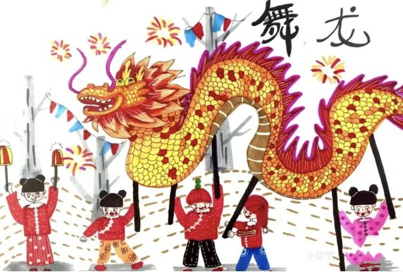 龙怎么画?掌握这几个技巧,画龙不再难!