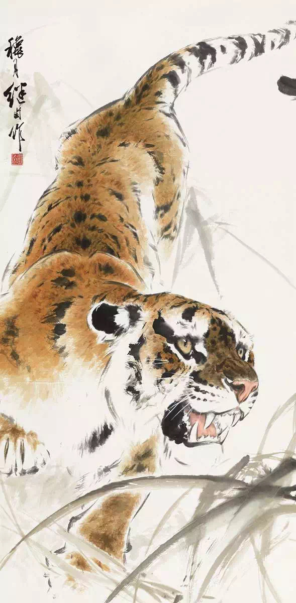 刘继卣画虎，史上一绝|东方|绘画|连环画|画家_新浪新闻