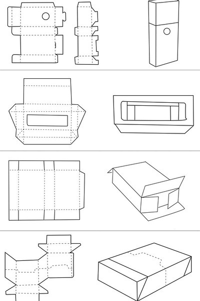 包装平面展开图干货留着备用