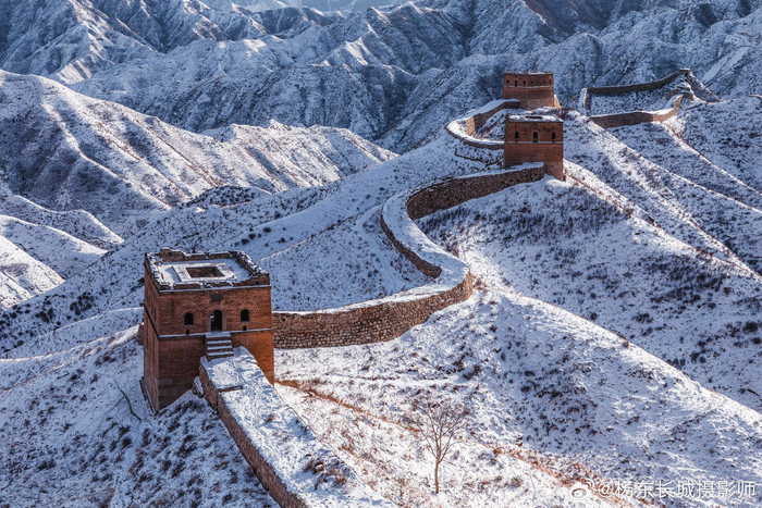 望长城内外惟余莽莽雪后山西忻州韩庄长城