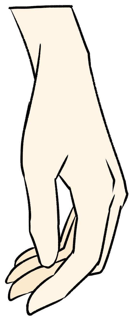 手部动作怎么画?动漫人物手部的画法!你都会吗?