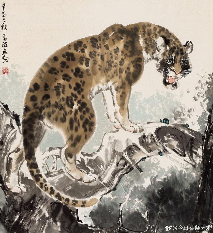 1/ 9画家王为政笔下的动物画 672/ 9画家王为政笔下的动物画 673