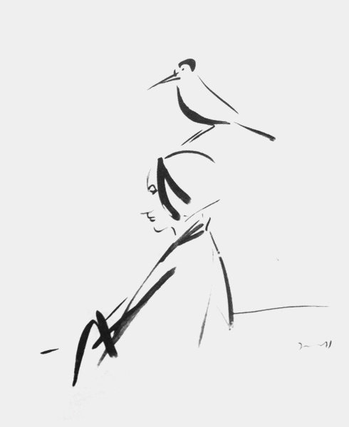 来自心脏内科医生韦尔乔画在病历单上的作品6767鉴赏