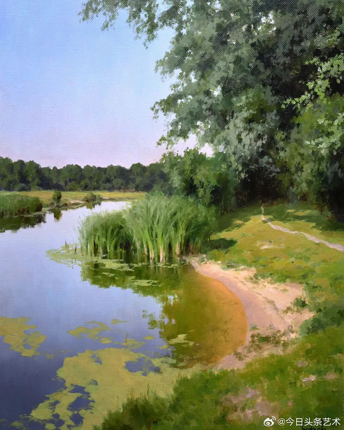 画家罗曼博日科夫油画