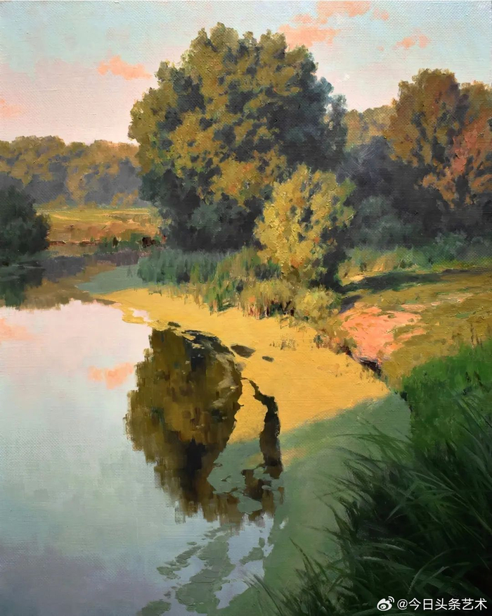 画家罗曼博日科夫油画