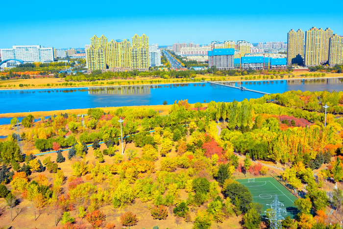 通辽市辽河公园秋色,原创拍摄__财经头条