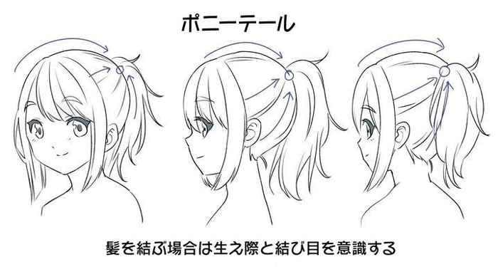 头发太难画?绘画初学者必看!不同发型头发画法的技巧!