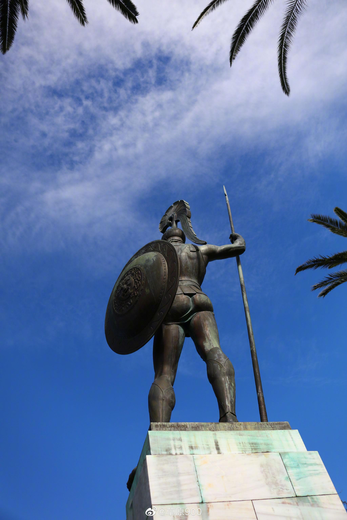 9阿喀琉斯宫,爱琴海上的古典宫殿,美若神话故事里的天堂,古希腊式雕像