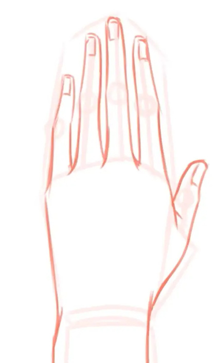 动漫人物手部画法教程!|手指|手部|画法_新浪新闻