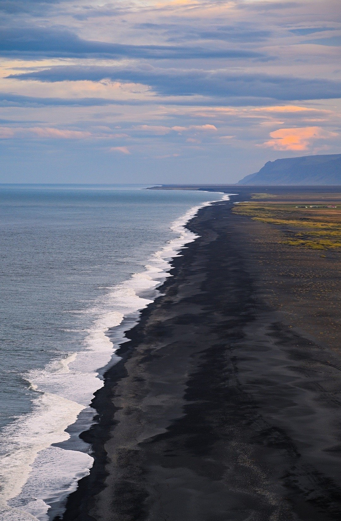 精彩冰岛黑沙滩海拱日出我们在风景最前现