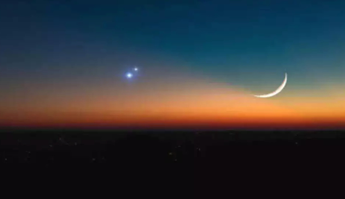 2023年11月20日,土星合月,金星东移|金星|月亮|土星_新浪新闻