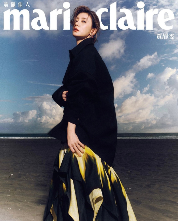 贾静雯登上台湾版《marie claire》8月刊封面! issac lam__财经头条