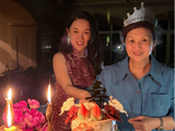 杜江霍思燕为妈妈庆祝70大寿，杜江晒霍思燕与妈妈合照