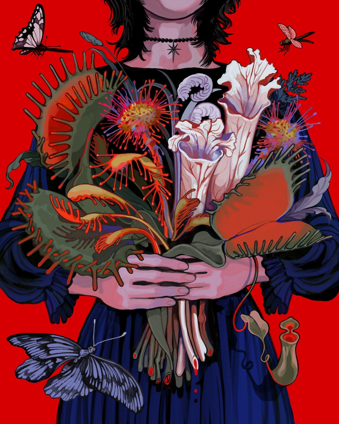 韩国艺术家kimsanho插画作品具有个人特色