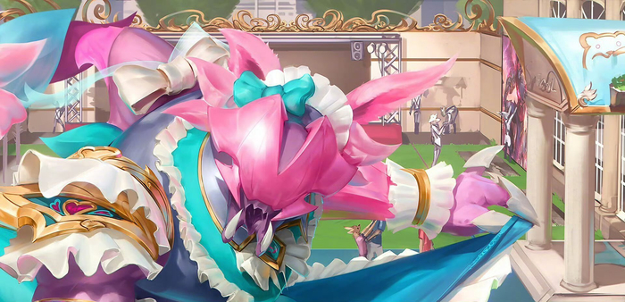 艺术家justmoodychill 分享了自己绘制的同人作品咖啡甜心 雷克塞