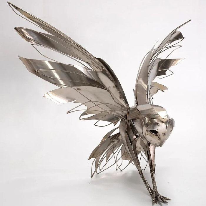 钢铁变成绕指柔,流线型的金属雕塑,让人叹为观止