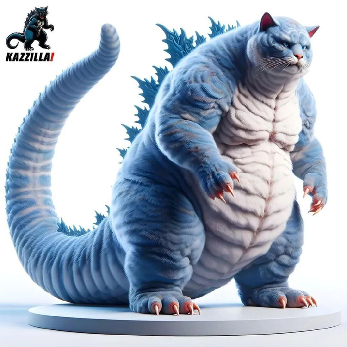 肥猫版哥斯拉,让喜欢猫和喜欢哥斯拉的人,都沉默了