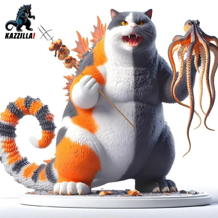 肥猫版哥斯拉,让喜欢猫和喜欢哥斯拉的人,都沉默了