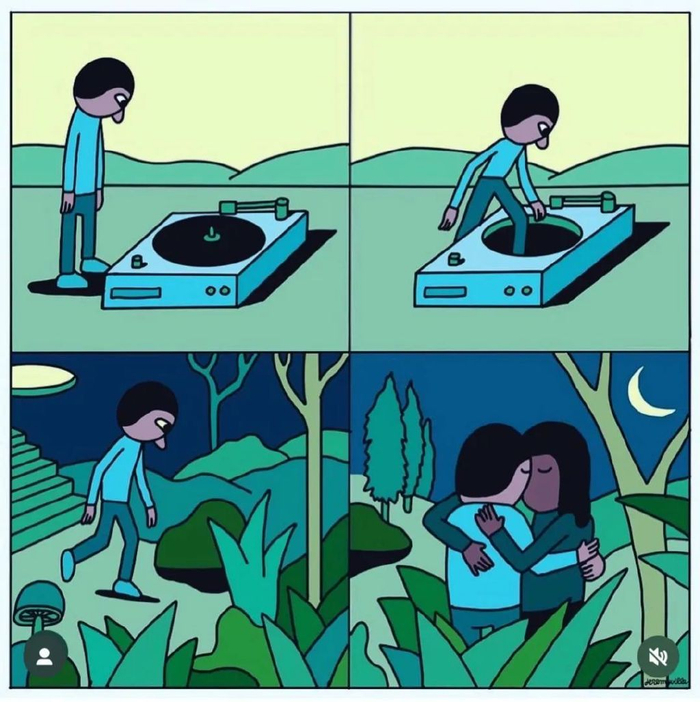 14组创意漫画,充满爱意和诗意,总有一幅温暖你