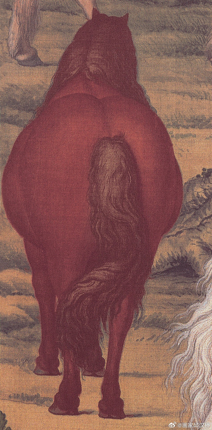 清代郎世宁八骏图