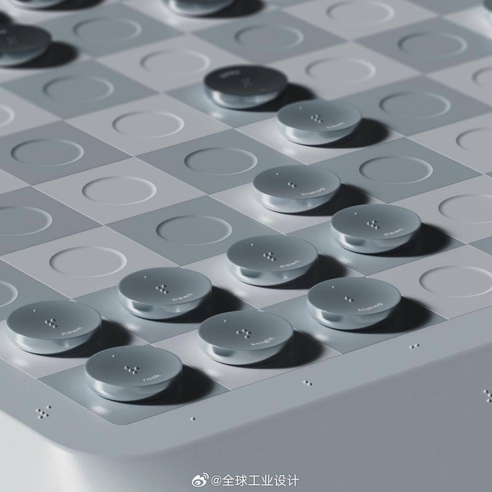 盲人象棋|设计:hyunjaenoh_design dot