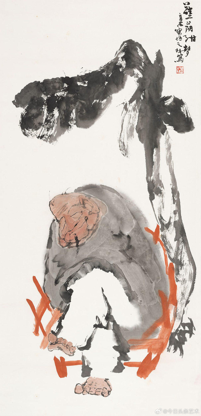 画家周之林人物画