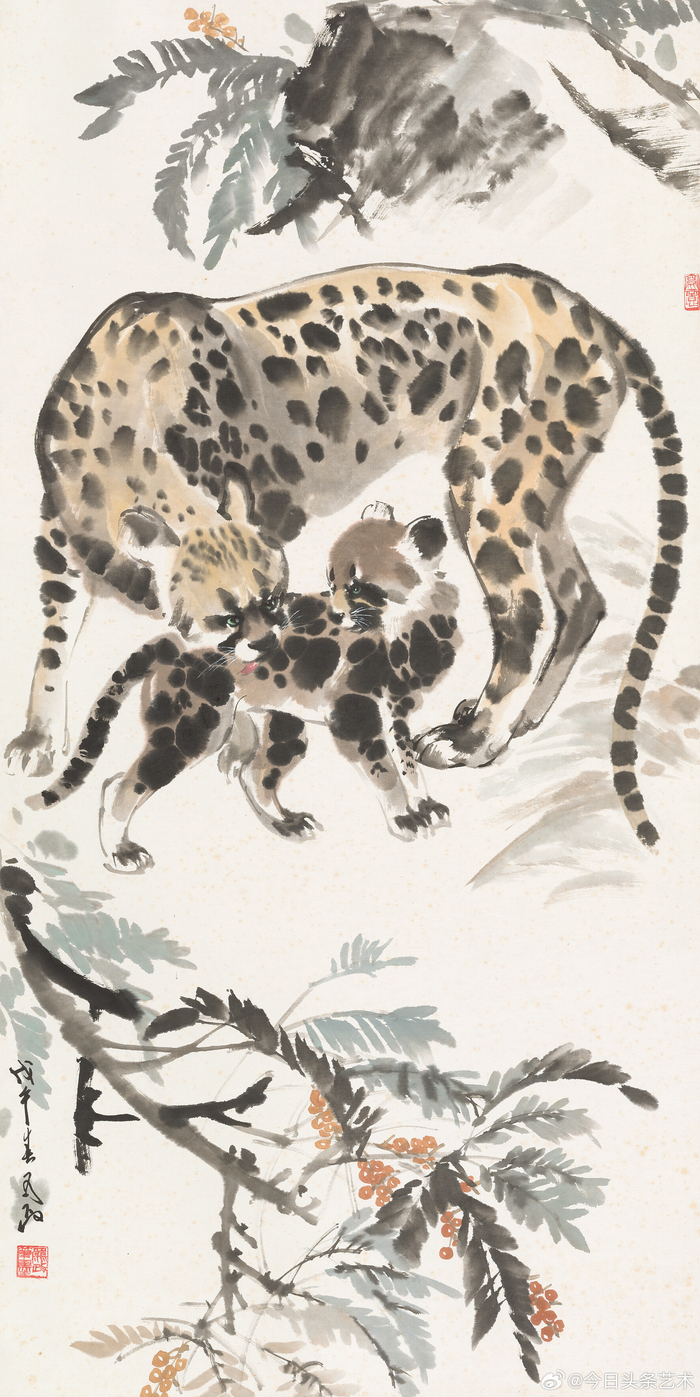 画家王为政笔下的动物画