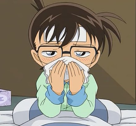 截图分享《名侦探柯南 十年后的陌生人》生病的小柯