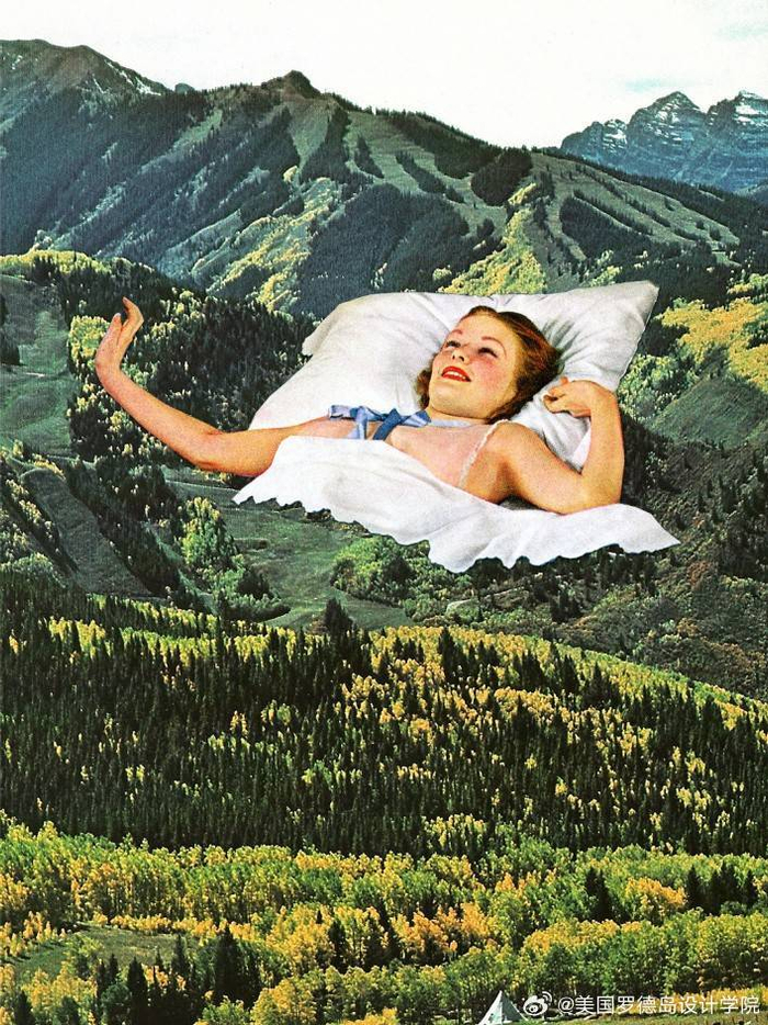 拼贴艺术家eugenialoli用摄影的老式方法