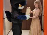 可爱超标预警沈小婷模仿小猫咪软乎乎打招呼，心都被萌化了