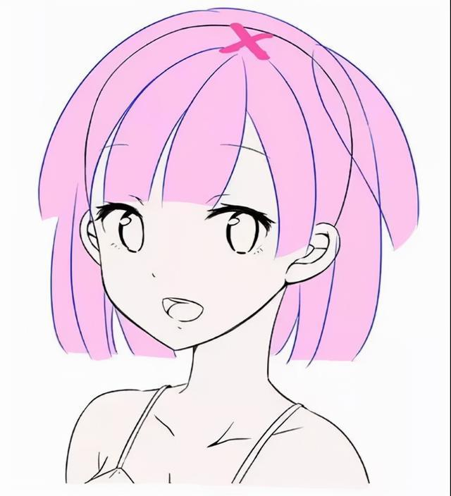 头发难画吗?动漫人物头发绘画教程!