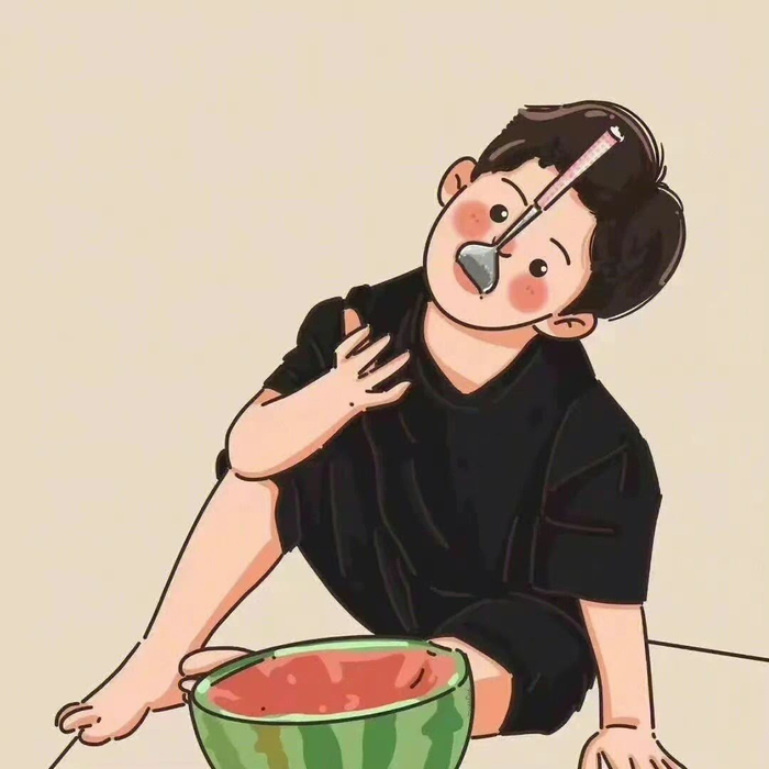 摆烂情侣头像真的太赞啦