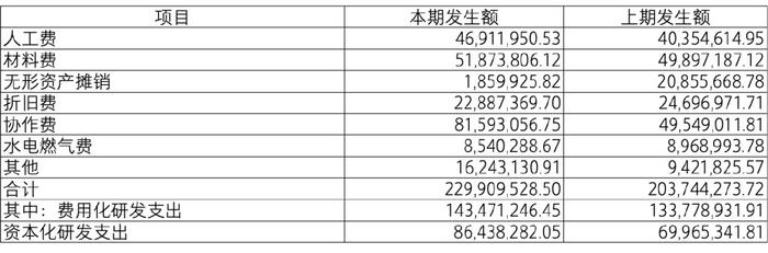 【致同研究之年报分析】研发支出年报披露示例