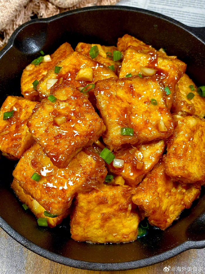 香煎脆皮豆腐真的好好吃!__财经头条