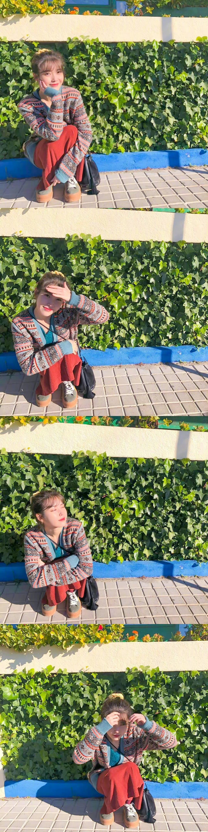 iu 女生的旅行照拍照范本