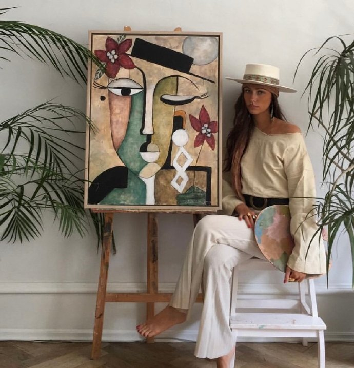 丹麦画家时尚博主慵懒随性拉美风情穿搭