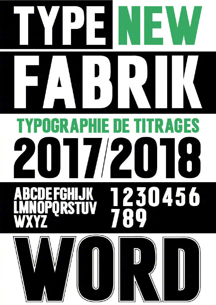 wendystudio字体为创意的海报设计欣赏