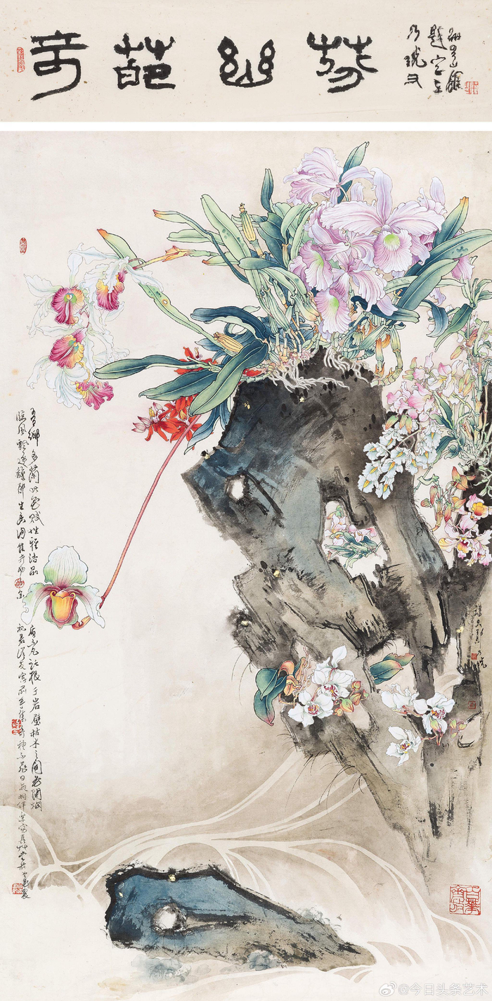画家郑乃珖花鸟画
