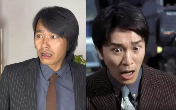 造型像周星驰,其实长相上更像"田鸡"田启文,脸型,眉毛和嘴巴都很像,称